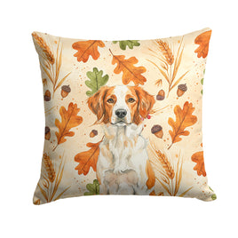 Caroline's Treasures, Fall Flag, Pillow (14" x 14"), Pet Flag, Dog Flag, Cat Flag, Outdoor Decor