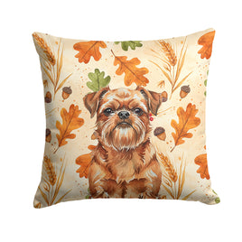 Caroline's Treasures, Fall Flag, Pillow (14" x 14"), Pet Flag, Dog Flag, Cat Flag, Outdoor Decor