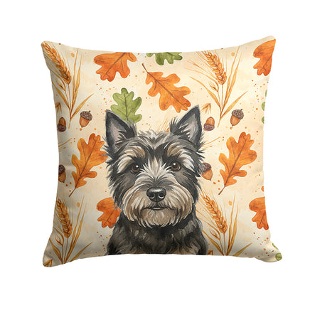 Caroline's Treasures, Fall Flag, Pillow (18" x 18"), Pet Flag, Dog Flag, Cat Flag, Outdoor Decor