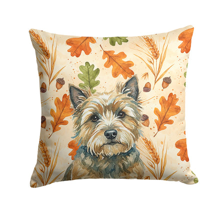 Caroline's Treasures, Fall Flag, Pillow (14" x 14"), Pet Flag, Dog Flag, Cat Flag, Outdoor Decor