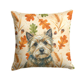 Caroline's Treasures, Fall Flag, Pillow (18" x 18"), Pet Flag, Dog Flag, Cat Flag, Outdoor Decor
