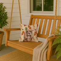 Ruby Cavalier Spaniel Heirloom Fall Throw Pillow