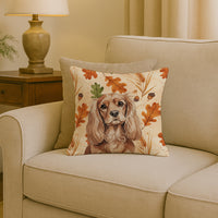 Ruby Cavalier Spaniel Heirloom Fall Throw Pillow