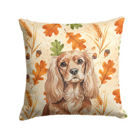 Caroline's Treasures, Fall Flag, Pillow (18" x 18"), Pet Flag, Dog Flag, Cat Flag, Outdoor Decor