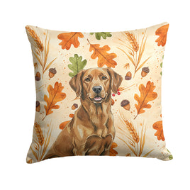 Caroline's Treasures, Fall Flag, Pillow (14" x 14"), Pet Flag, Dog Flag, Cat Flag, Outdoor Decor