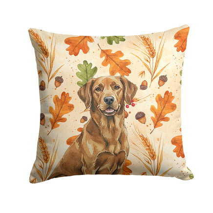 Caroline's Treasures, Fall Flag, Pillow (18" x 18"), Pet Flag, Dog Flag, Cat Flag, Outdoor Decor