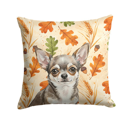 Caroline's Treasures, Fall Flag, Pillow (14" x 14"), Pet Flag, Dog Flag, Cat Flag, Outdoor Decor