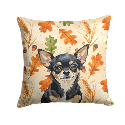 Caroline's Treasures, Fall Flag, Pillow (14" x 14"), Pet Flag, Dog Flag, Cat Flag, Outdoor Decor