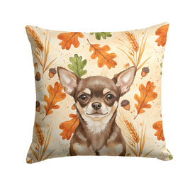 Caroline's Treasures, Fall Flag, Pillow (14" x 14"), Pet Flag, Dog Flag, Cat Flag, Outdoor Decor
