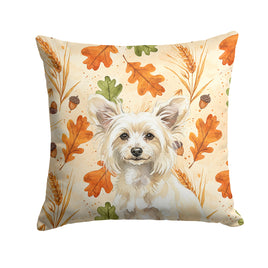 Caroline's Treasures, Fall Flag, Pillow (14" x 14"), Pet Flag, Dog Flag, Cat Flag, Outdoor Decor
