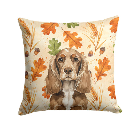 Caroline's Treasures, Fall Flag, Pillow (18" x 18"), Pet Flag, Dog Flag, Cat Flag, Outdoor Decor