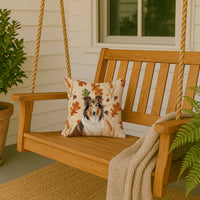 Sable Collie Heirloom Fall Throw Pillow