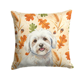 Caroline's Treasures, Fall Flag, Pillow (18" x 18"), Pet Flag, Dog Flag, Cat Flag, Outdoor Decor