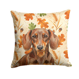 Caroline's Treasures, Fall Flag, Pillow (14" x 14"), Pet Flag, Dog Flag, Cat Flag, Outdoor Decor