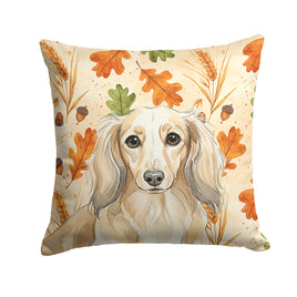 Caroline's Treasures, Fall Flag, Pillow (14" x 14"), Pet Flag, Dog Flag, Cat Flag, Outdoor Decor