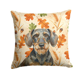 Caroline's Treasures, Fall Flag, Pillow (14" x 14"), Pet Flag, Dog Flag, Cat Flag, Outdoor Decor