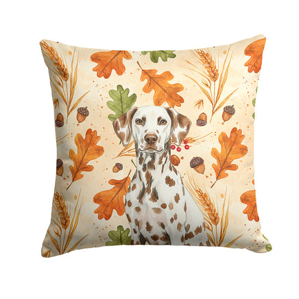 Caroline's Treasures, Fall Flag, Pillow (14" x 14"), Pet Flag, Dog Flag, Cat Flag, Outdoor Decor