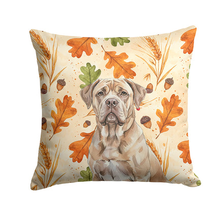 Caroline's Treasures, Fall Flag, Pillow (14" x 14"), Pet Flag, Dog Flag, Cat Flag, Outdoor Decor