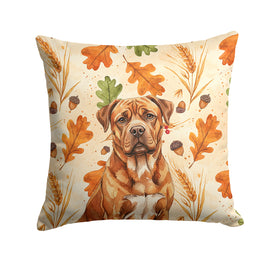 Caroline's Treasures, Fall Flag, Pillow (14" x 14"), Pet Flag, Dog Flag, Cat Flag, Outdoor Decor
