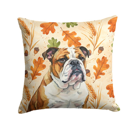 Caroline's Treasures, Fall Flag, Pillow (14" x 14"), Pet Flag, Dog Flag, Cat Flag, Outdoor Decor