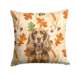 Caroline's Treasures, Fall Flag, Pillow (14" x 14"), Pet Flag, Dog Flag, Cat Flag, Outdoor Decor