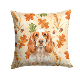 Caroline's Treasures, Fall Flag, Pillow (14" x 14"), Pet Flag, Dog Flag, Cat Flag, Outdoor Decor