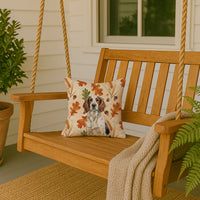 Tricolor English Setter Heirloom Fall Throw Pillow