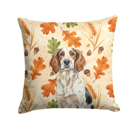 Caroline's Treasures, Fall Flag, Pillow (14" x 14"), Pet Flag, Dog Flag, Cat Flag, Outdoor Decor