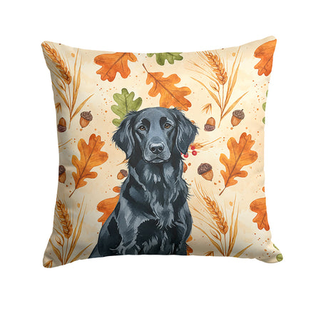 Caroline's Treasures, Fall Flag, Pillow (14" x 14"), Pet Flag, Dog Flag, Cat Flag, Outdoor Decor