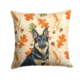 Caroline's Treasures, Fall Flag, Pillow (14" x 14"), Pet Flag, Dog Flag, Cat Flag, Outdoor Decor