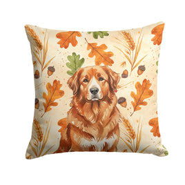 Caroline's Treasures, Fall Flag, Pillow (14" x 14"), Pet Flag, Dog Flag, Cat Flag, Outdoor Decor