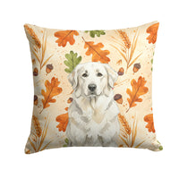 Caroline's Treasures, Fall Flag, Pillow (14" x 14"), Pet Flag, Dog Flag, Cat Flag, Outdoor Decor