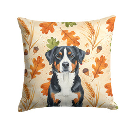 Caroline's Treasures, Fall Flag, Pillow (14" x 14"), Pet Flag, Dog Flag, Cat Flag, Outdoor Decor