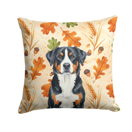 Caroline's Treasures, Fall Flag, Pillow (18" x 18"), Pet Flag, Dog Flag, Cat Flag, Outdoor Decor