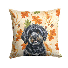 Caroline's Treasures, Fall Flag, Pillow (14" x 14"), Pet Flag, Dog Flag, Cat Flag, Outdoor Decor