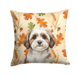 Caroline's Treasures, Fall Flag, Pillow (14" x 14"), Pet Flag, Dog Flag, Cat Flag, Outdoor Decor