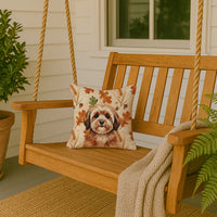 Sable Havanese Heirloom Fall Throw Pillow