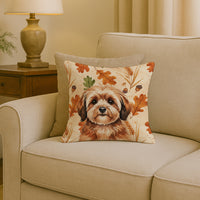 Sable Havanese Heirloom Fall Throw Pillow