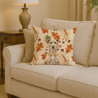 Wheaten Irish Wolfhound Heirloom Fall Throw Pillow