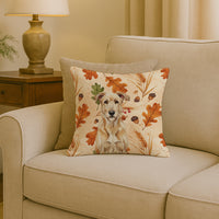 Wheaten Irish Wolfhound Heirloom Fall Throw Pillow