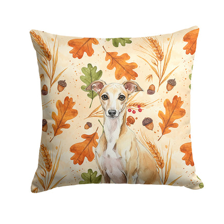 Caroline's Treasures, Fall Flag, Pillow (18" x 18"), Pet Flag, Dog Flag, Cat Flag, Outdoor Decor