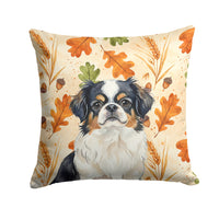 Caroline's Treasures, Fall Flag, Pillow (14" x 14"), Pet Flag, Dog Flag, Cat Flag, Outdoor Decor