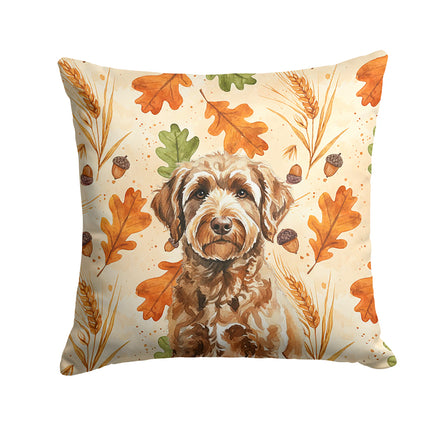 Caroline's Treasures, Fall Flag, Pillow (14" x 14"), Pet Flag, Dog Flag, Cat Flag, Outdoor Decor