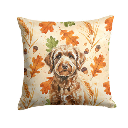 Caroline's Treasures, Fall Flag, Pillow (18" x 18"), Pet Flag, Dog Flag, Cat Flag, Outdoor Decor