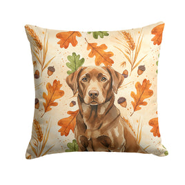 Caroline's Treasures, Fall Flag, Pillow (18" x 18"), Pet Flag, Dog Flag, Cat Flag, Outdoor Decor