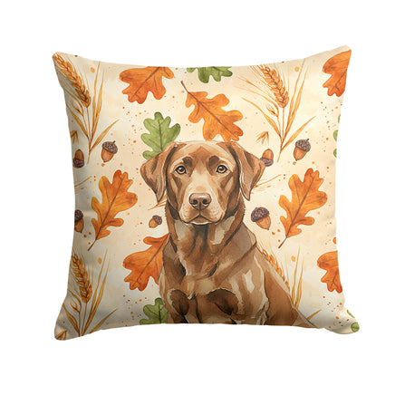 Caroline's Treasures, Fall Flag, Pillow (18" x 18"), Pet Flag, Dog Flag, Cat Flag, Outdoor Decor