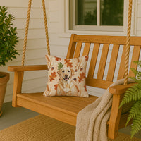 Yellow Labrador Retriever Heirloom Fall Throw Pillow