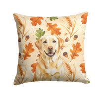 Caroline's Treasures, Fall Flag, Pillow (14" x 14"), Pet Flag, Dog Flag, Cat Flag, Outdoor Decor