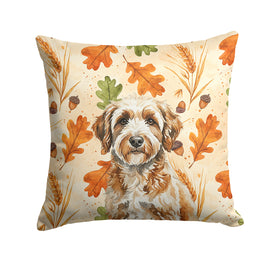 Caroline's Treasures, Fall Flag, Pillow (18" x 18"), Pet Flag, Dog Flag, Cat Flag, Outdoor Decor