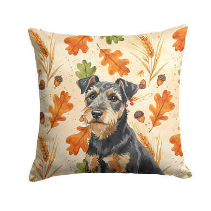 Caroline's Treasures, Fall Flag, Pillow (18" x 18"), Pet Flag, Dog Flag, Cat Flag, Outdoor Decor